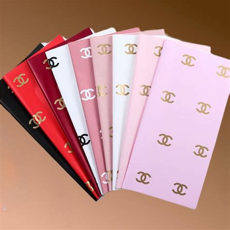 chanel flower wrapping paper|free chanel samples.